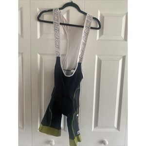 DNA Cycling Epic Brewing Bib Shorts Mens Size M Black Green Padded Biking Gear
